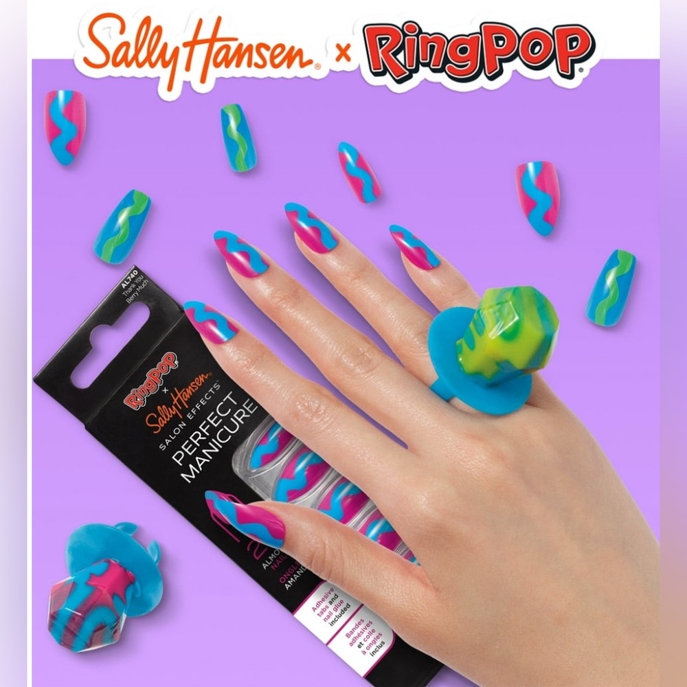 Sally Hansen/Ring Pop Collab Ready To Wear Nails (2 Sets)